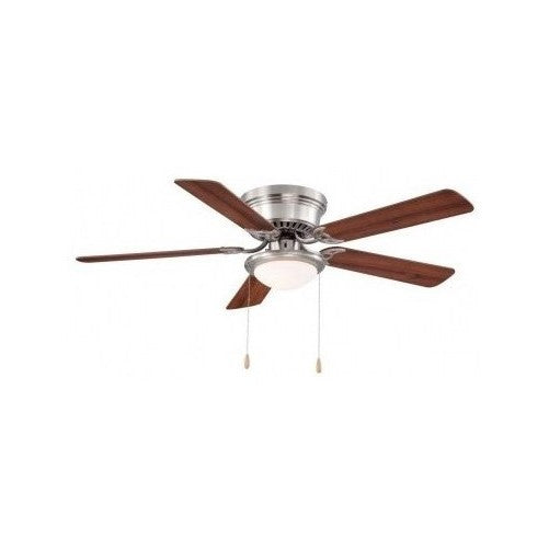 Hampton Bay Hugger 52 In. Brushed Nickel Ceiling Fan by Hampton Bay