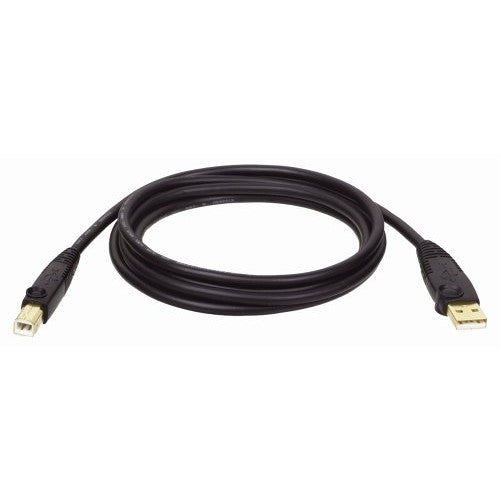 Tripp Lite USB 2.0 High-Speed Cable, Type-A to Type-B (M/M), 10-ft., Retail Packaging (U022-010-R)