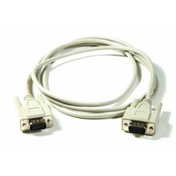 Micro Connectors, Inc. 6 feet HD15 Male to HD15 Male VGA 1024 x 768 Replacement Cable (M05-112 )