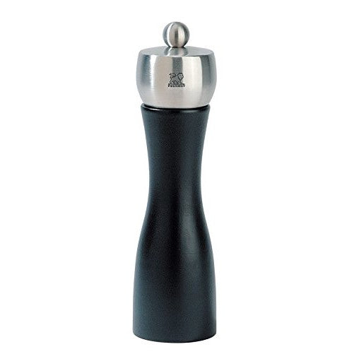 Peugeot 17163 Fidji 8.25 Inch Salt Mill, Black Matte
