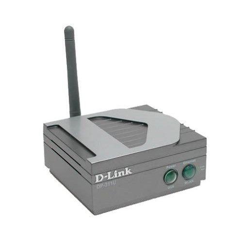 D-Link DP-311U Wireless Print Server, 1-USB Port, 802.11b, 11Mbps