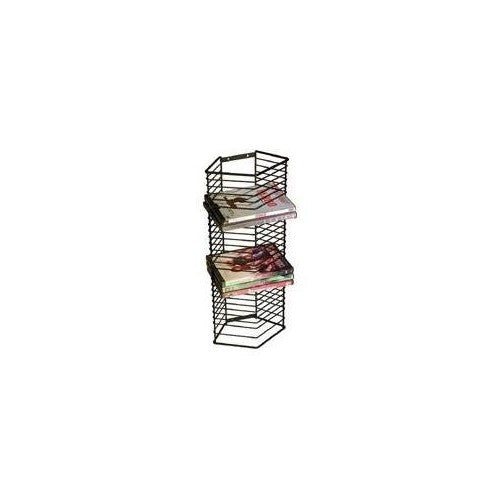 Atlantic 1331 Onyx 28 DVD/Games Tower - Matte Black Steel