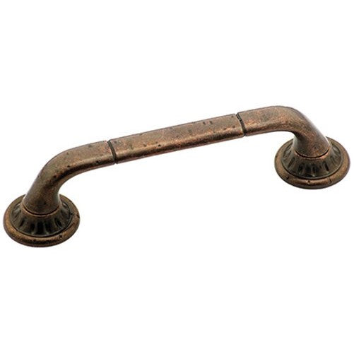 Amerock BP4483-RBZ Ambrosia Euro Stone SQ 3-3/4-Inch Pull, Rustic Bronze