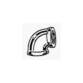 Muellar #510-008hc 2" Galvanized 90 Deg Elbow