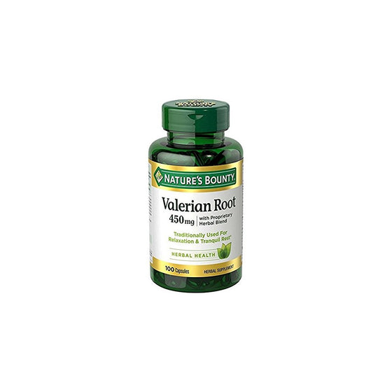 Nature's Bounty Valerian Root 450 mg 100 ea