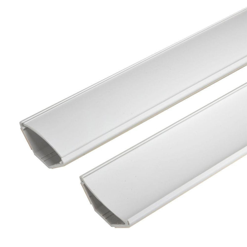 Legrand - Wiremold C40 Plastic Cord Hider, 5-Feet, White