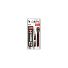 Maglite Mini LED 2-Cell AA Flashlight with Holster, Black