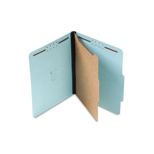S J Paper S60953 S J Paper Std 1-1/2" Expansion Classification Folder, Ltr, 4-Section, BE, 20/Box