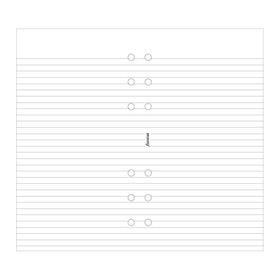 Filofax Ruled White Paper (B133008)