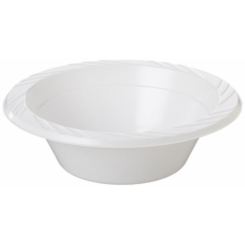 Genuine Joe GJO10424 Plastic Reusable/Disposable Bowl, 12-Ounce Capacity (Pack of 125)