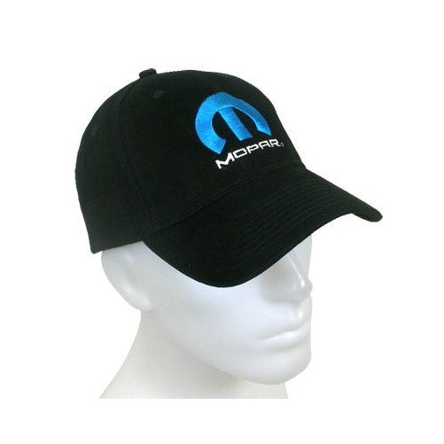 Mopar Logo Black Baseball Cap