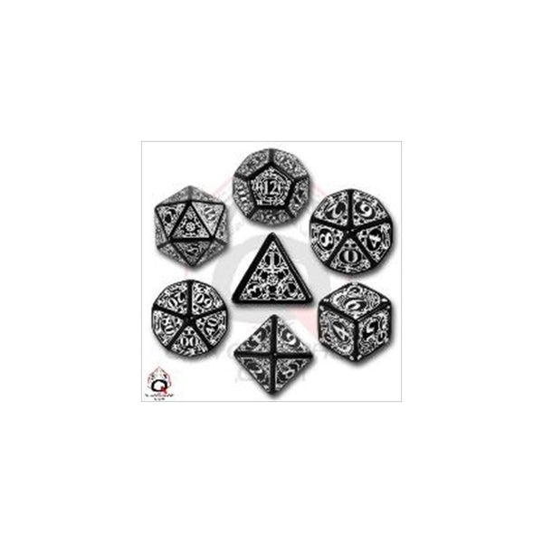 Steampunk Dice Black/White (7 Stk.) Board Game