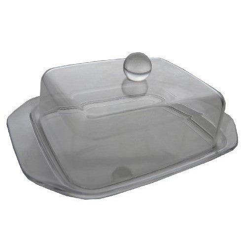 Large Butter or Cheese Saver Keeper Plate with Dome by Huang Acrylics