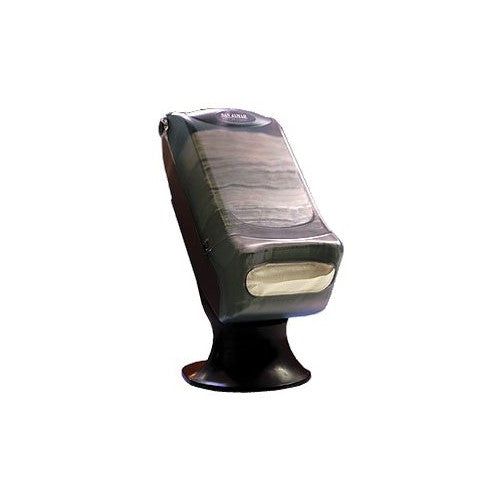 San Jamar H5000S Venue Minifold Control Napkin Dispenser with Stand, 500 Capacity, 8" Width x 17-1/4" Height x 13" Depth, Clear