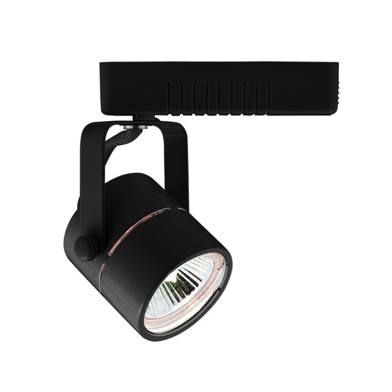 Jesco Lighting HLV10950BK Mini Deco 109 Series Low Voltage Track Light Fixture, 50 Watt, Black Finish
