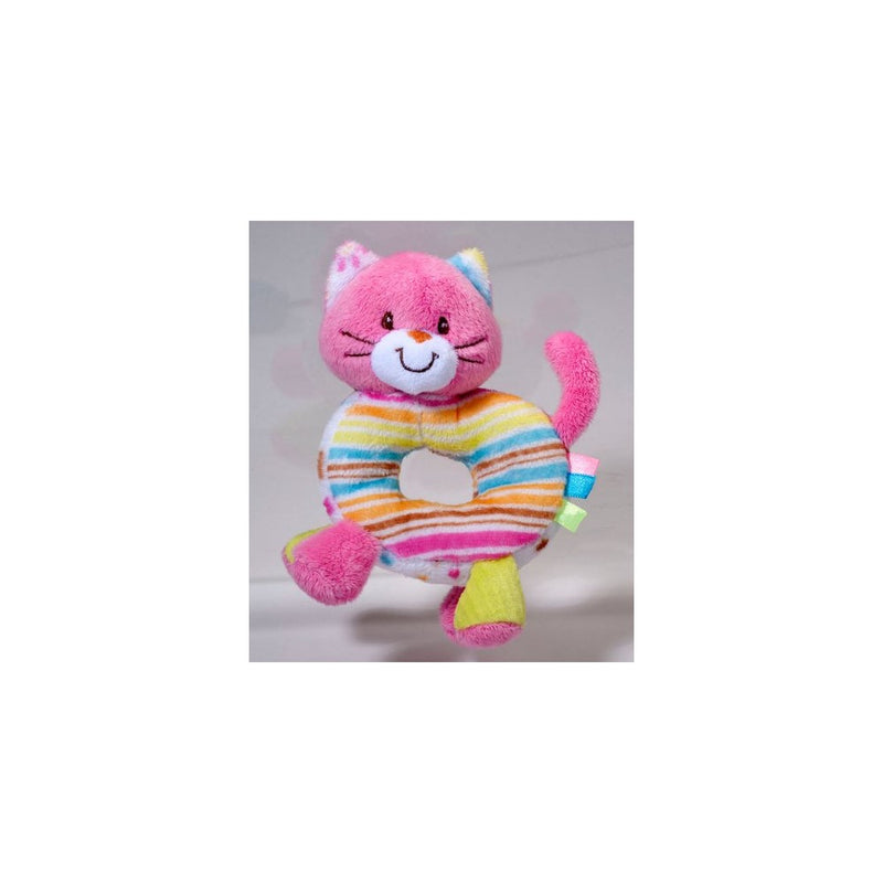 1 X Douglas PlayTivity Kitty Soft Hand Rattle