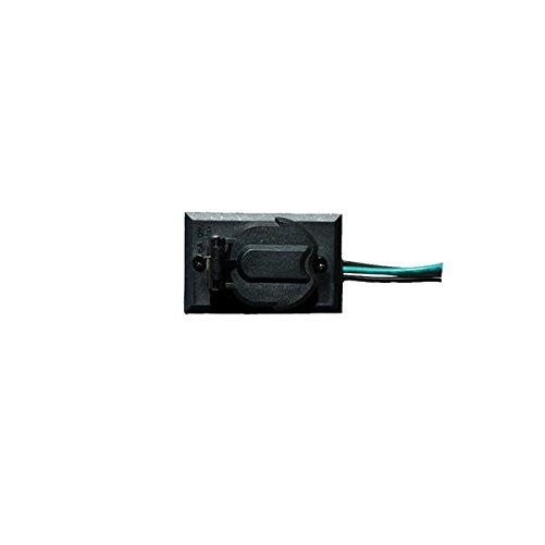 Acclaim 338BK Convenience Electrical Outlet Accessory for Lamp Post, Matte Black