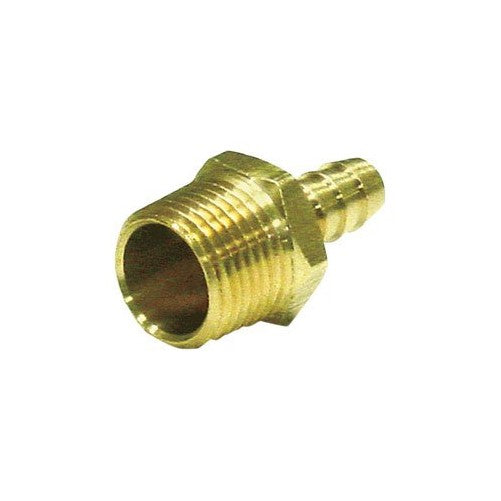 Jmf Hose Barb 1/2 " Hose Barb X 3/4 " Mpt Yellow Brass 150 Psi Lead Free