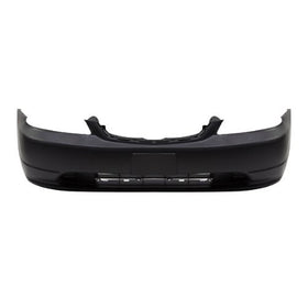 CarPartsDepot, Front Bumper Cover Without Fog Hole Primed Black Plastic Coupe Sedan, 352-20558-10-PM HO1000197 04711S5PA90ZZ
