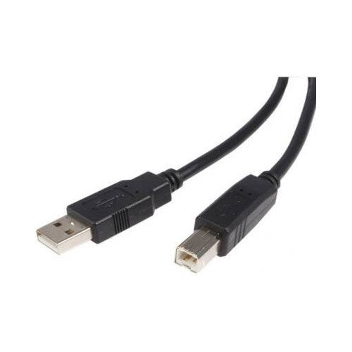 PTC USBC2-AB1006K Black 6ft Premium USB2.0 Certified A-B CableCompatible with Printer & Scanner)