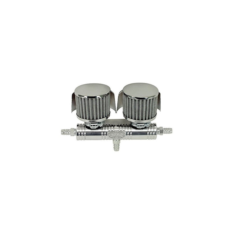 Empi 16-5153-0 VW Sand Rail, Buggy, Baja Billet Breather Tube w/Shielded Covers