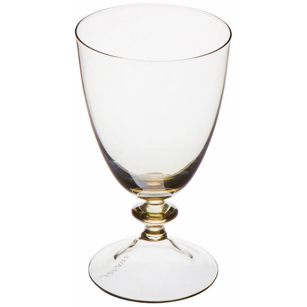 Mikasa Ridgefield Smoke Goblet, 10-Ounce, Set of 4