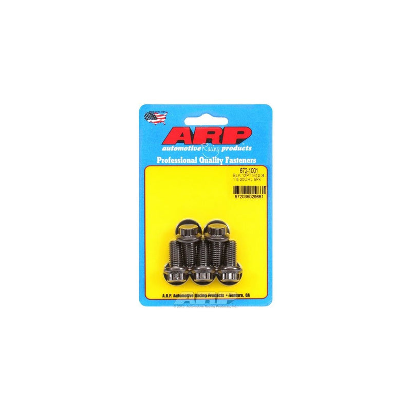 ARP 672-1001 Bolt, M10 x 1.50", Pack of 5
