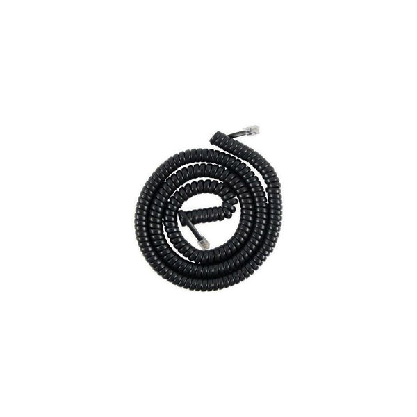 Polycom SoundPoint 25 ft. Black Handset Cord For IP 301, 501, 601, 670, 321, 331, 335, 450, 550, 560, 650 Phones