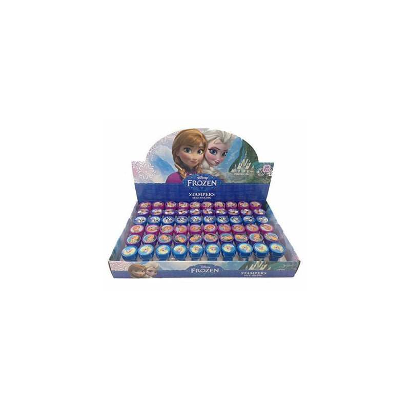 Disney Frozen Elsa, Anna and Olaf Self-inking Stamps Birthday Party Favors (Complete Box)