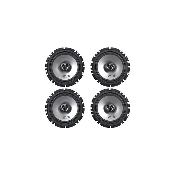 (2) Pairs Alpine SXE-1725S 6.5"80 Watt RMS 4 Ohm 2-Way Coaxial Car Audio Speakers