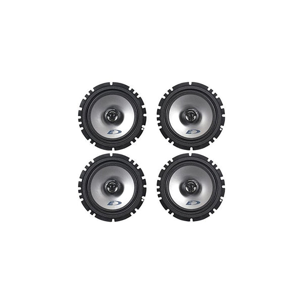 (2) Pairs Alpine SXE-1725S 6.5"80 Watt RMS 4 Ohm 2-Way Coaxial Car Audio Speakers