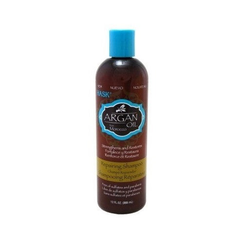 Hask Shampoo Argan Oil Repairing 12 Ounce (354ml) (2 Pack)