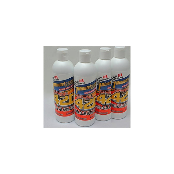 Formula 420 Glass Metal Ceramic Pipe Cleaner 12 Oz Bottles 4 Pack