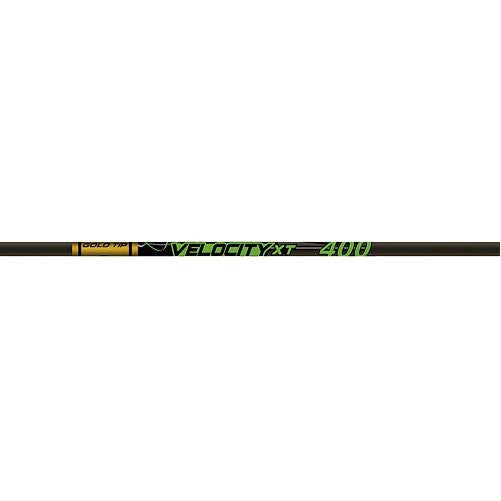 Gold Tip Velocity XT Shafts (One Dozen), 400, Black