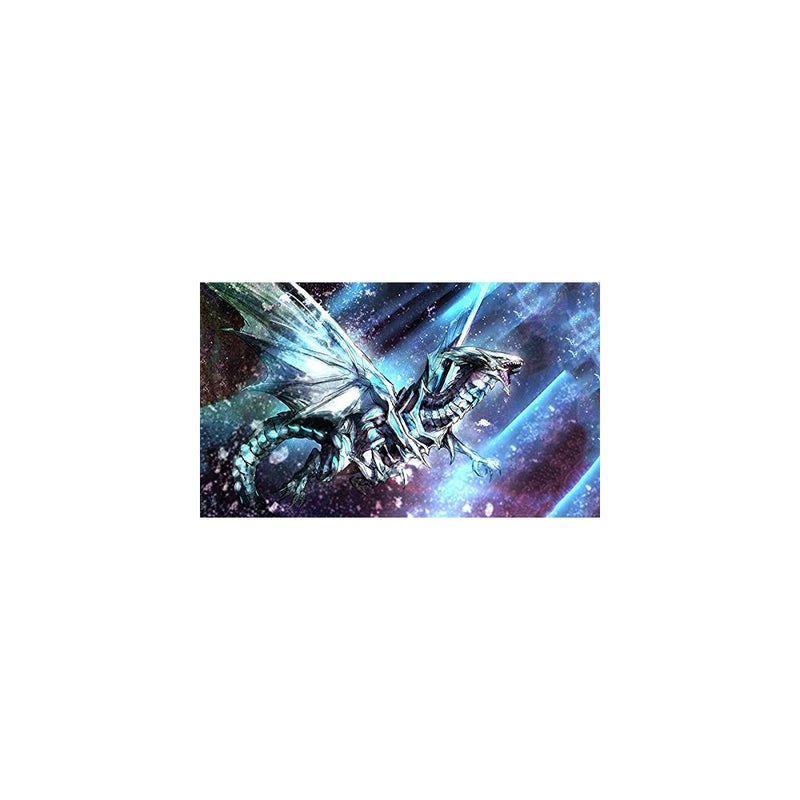 Blue Eyes White Dragon in Space Playmat 24 x 14 inch