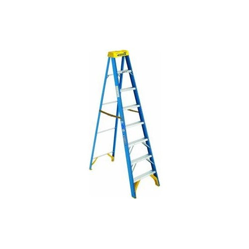 Werner 6008 250-Pound Duty Rating Type I Fiberglass Stepladder, 8-Foot