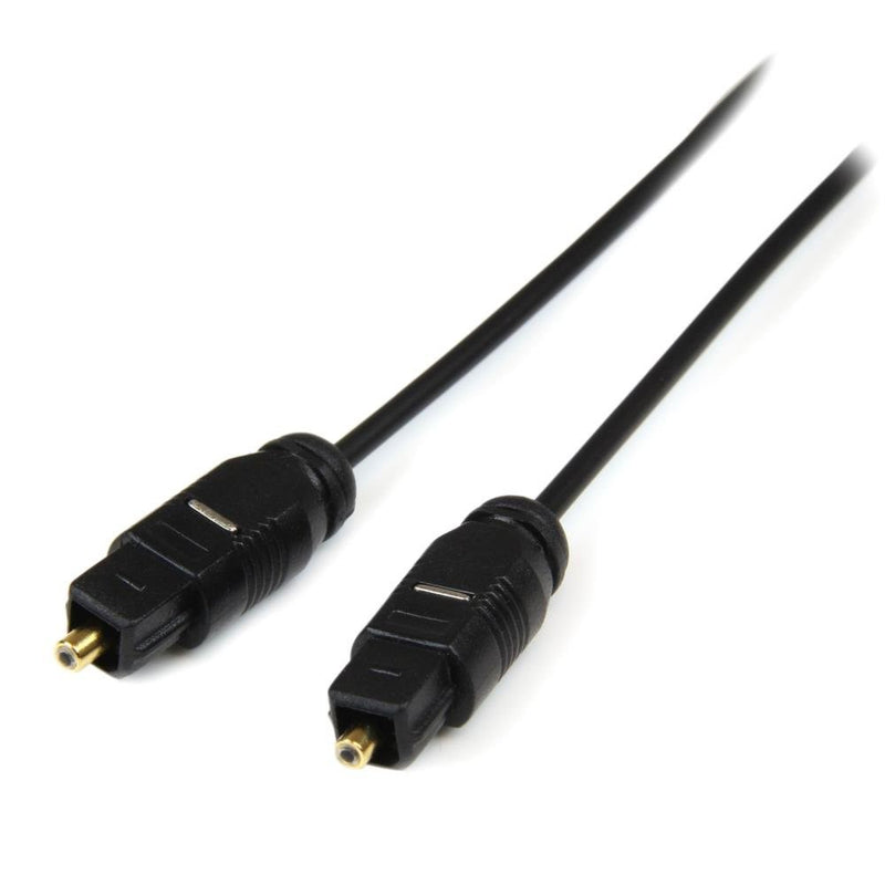 StarTech.com THINTOS10 10 feet Toslink Digital Optical SPDIF Audio Cable