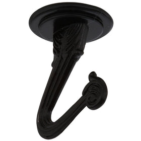 National Hardware N264-671 V154 Swag Hooks in Black, 2 pack