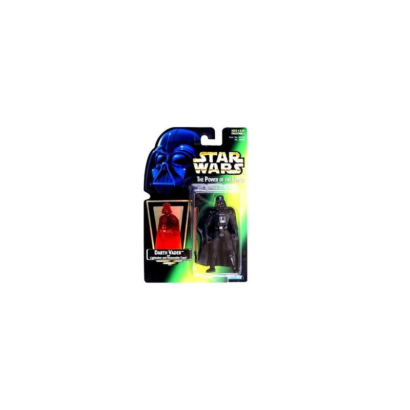 Star Wars, Power of the Force Green Card, Darth Vader Action Figure, 3.75 Inches