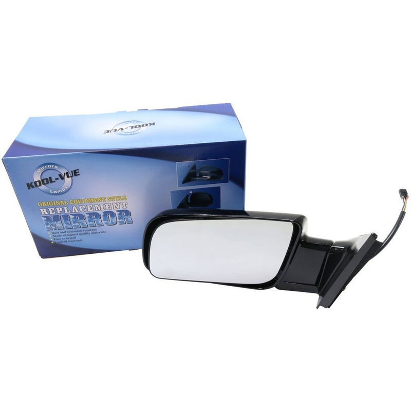 Kool-Vue GM24EL Chevy C/K Standard Size Pickup Truck Driver Side Mirror, Power, Paint to Match