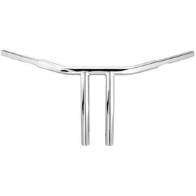 Wild 1 Chubby Drag Handlebar With Riser 10 Inch Chrome for Harley-Davidson