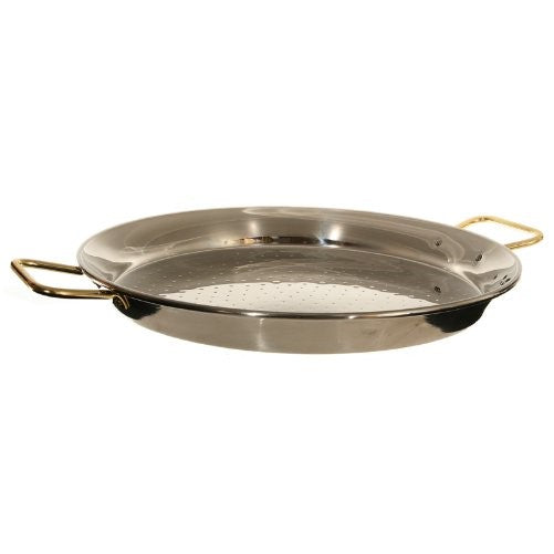 Garcima 16-Inch Stainless Steel Paella Pan, 40cm