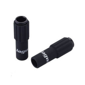 Jagwire Mini Inline Adjusters RuBBer Coated (2Pcs), Black