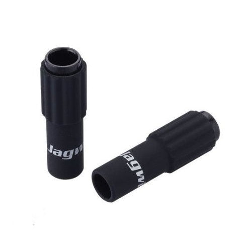 Jagwire Mini Inline Adjusters RuBBer Coated (2Pcs), Black