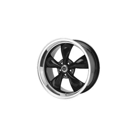 American Racing Custom Wheels AR105 Torq Thrust M Gloss Black Wheel With Machined Lip (17x8"/5x120.7mm, 0mm offset)
