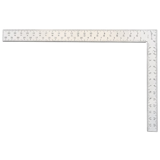 Starrett FS-24 Steel Professional Framing Square, 24" x 16" Length