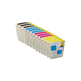 ALL COLORS Remanufactured Ink Cartridge Replacement for HP HP OFFICEJET PRO K550 YELLOW INK CARTRIDGE ( Black,Cyan,Magenta,Yellow , 12-Pack )