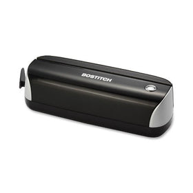 Bostitch Electric 3-Hole Punch, AC or Battery, Black (EHP3BLK)