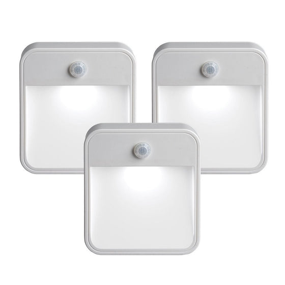 Mr. Beams MB 723MB723 Battery-Powered Motion-Sensing LED Stick-Anywhere Nightlight, 3-Pack