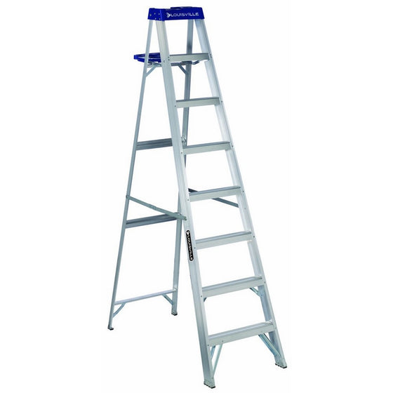Louisville Ladder AS2110 250-Pound Duty Rating Aluminum Stepladder, 10-Feet